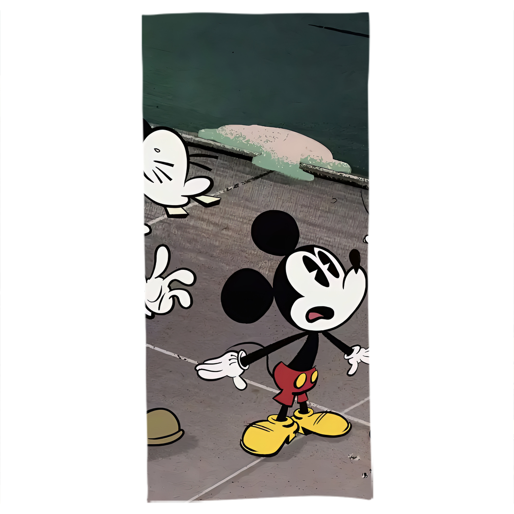 （画像用） ミッキーマウス Mickey Mouse 大判バスタオル 70×140cm 吸水速乾 柔らかい肌触り