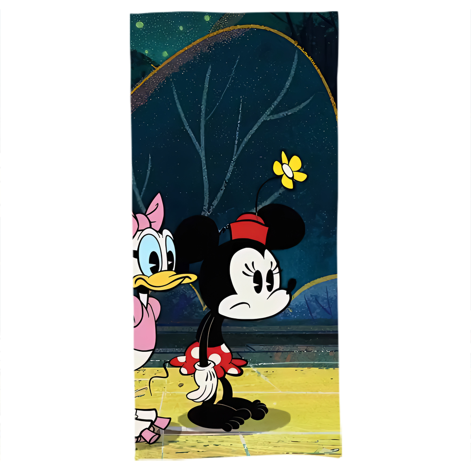 （画像用） ミッキーマウス Mickey Mouse 大判バスタオル 70×140cm 吸水速乾 柔らかい肌触り
