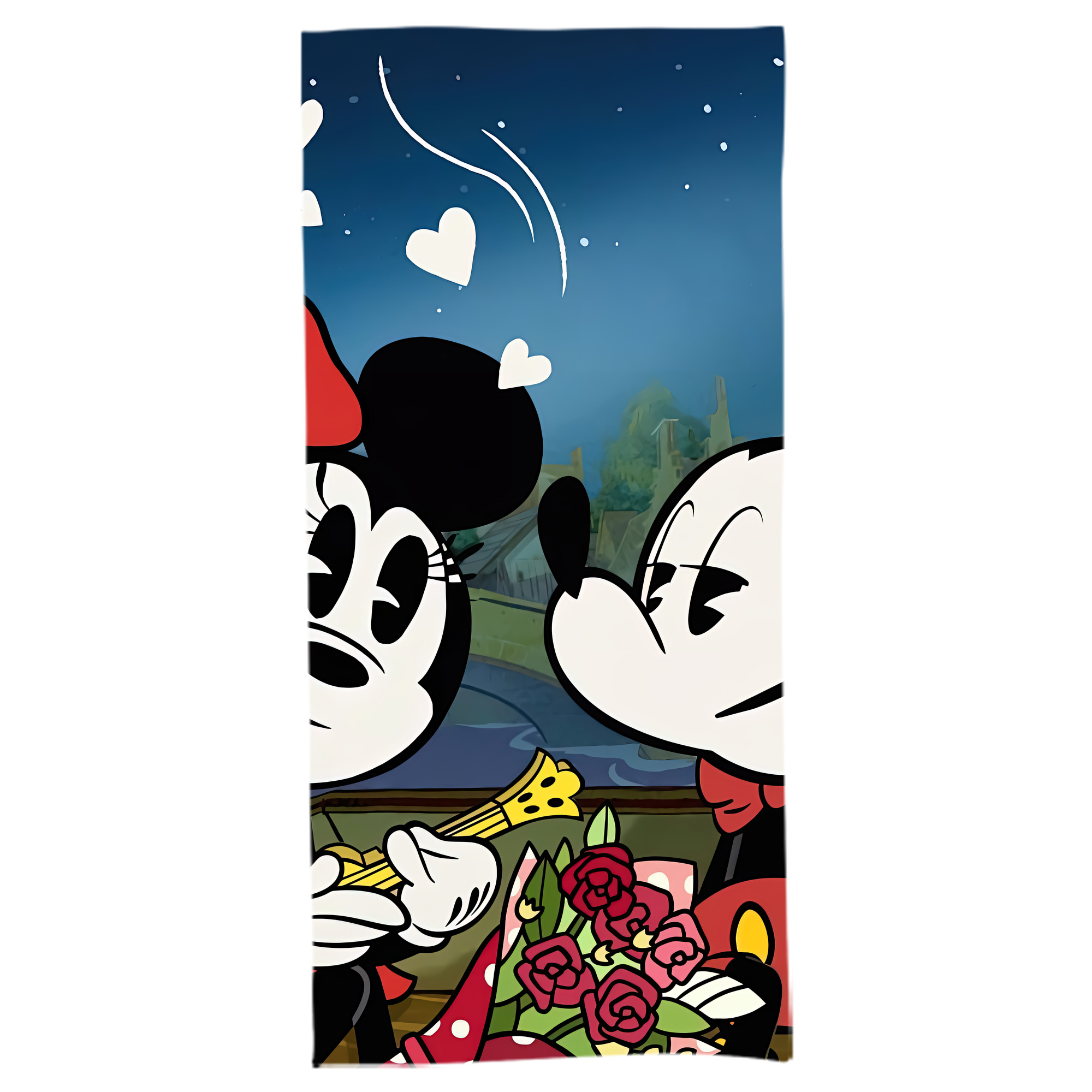 （画像用） ミッキーマウス Mickey Mouse 大判バスタオル 70×140cm 吸水速乾 柔らかい肌触り