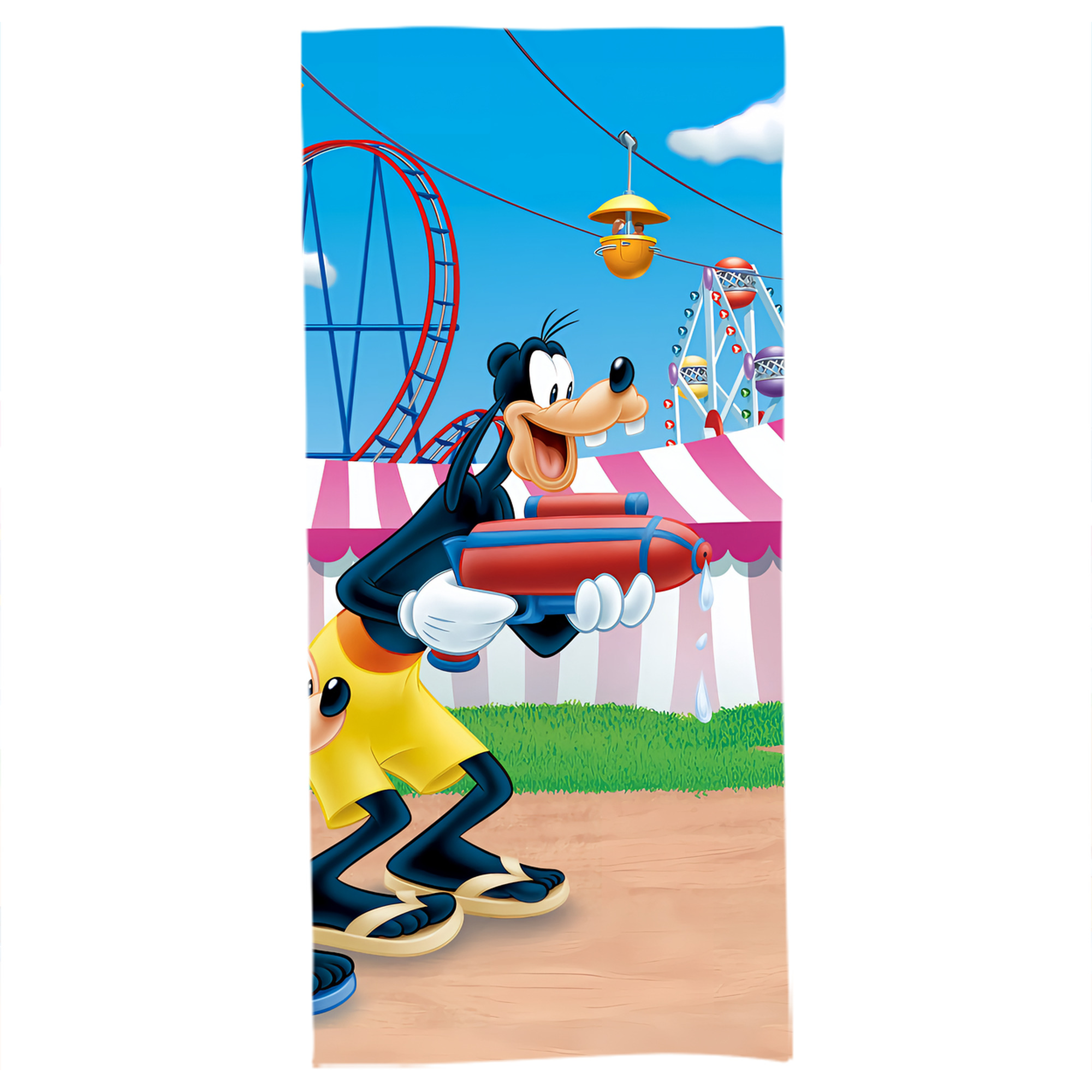 （画像用） ミッキーマウス Mickey Mouse 大判バスタオル 70×140cm 吸水速乾 柔らかい肌触り
