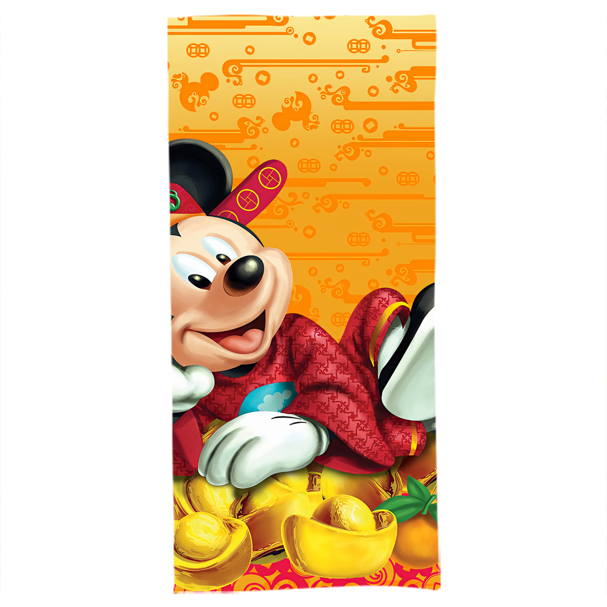 （画像用） ミッキーマウス Mickey Mouse 大判バスタオル 70×140cm 吸水速乾 柔らかい肌触り