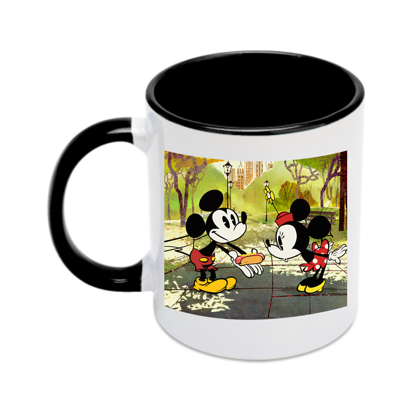（画像用） ミッキーマウス Mickey Mouse カラーマグカップ