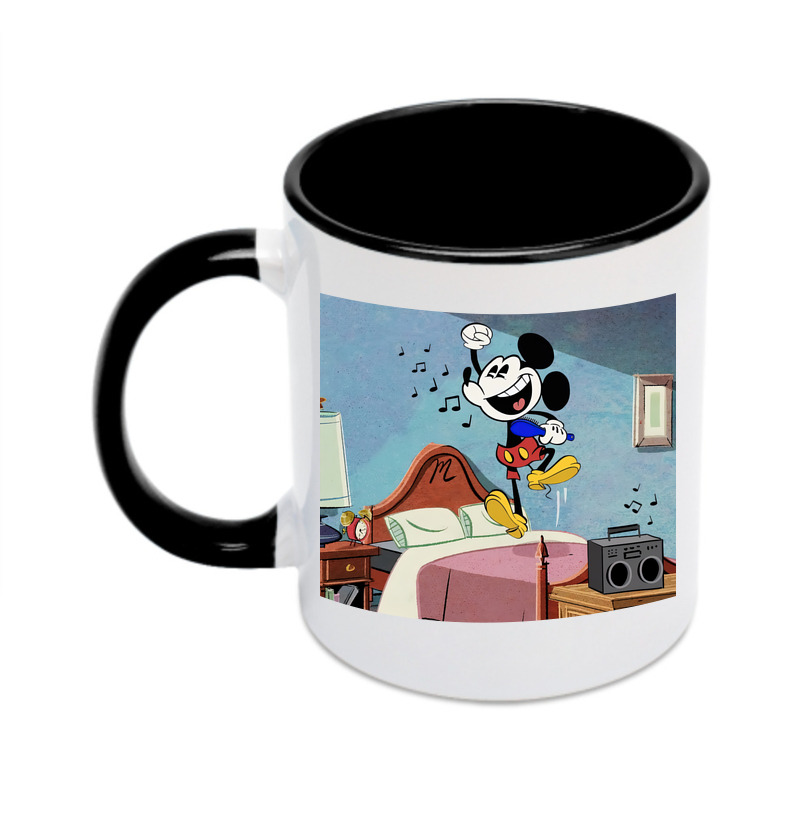 （画像用） ミッキーマウス Mickey Mouse カラーマグカップ
