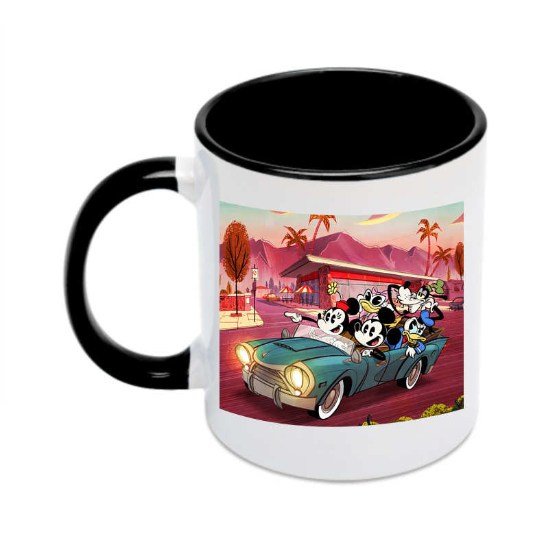 （画像用） ミッキーマウス Mickey Mouse カラーマグカップ