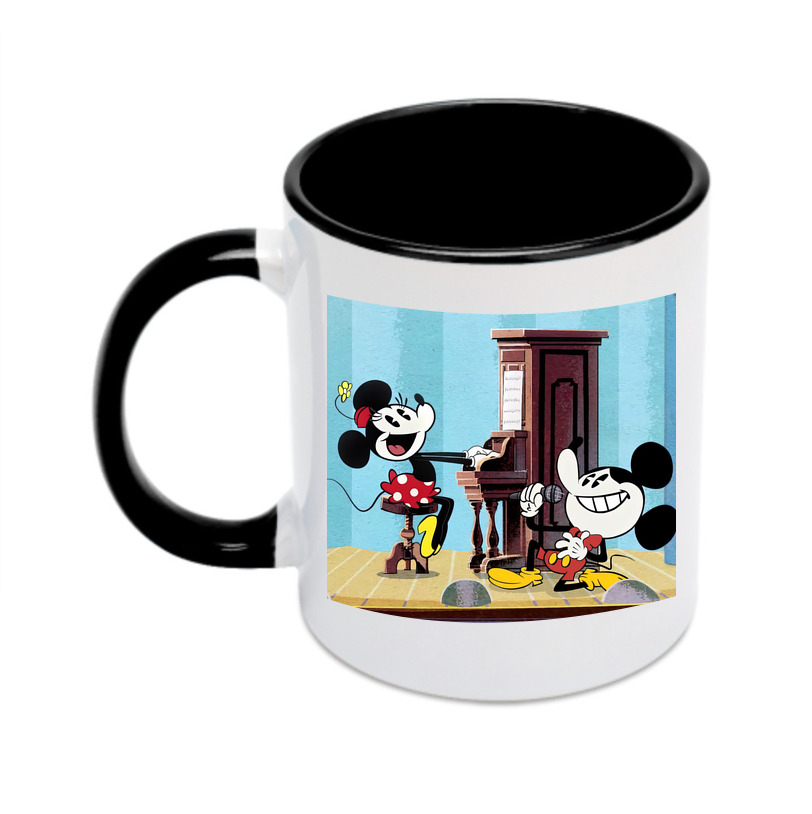 （画像用） ミッキーマウス Mickey Mouse カラーマグカップ