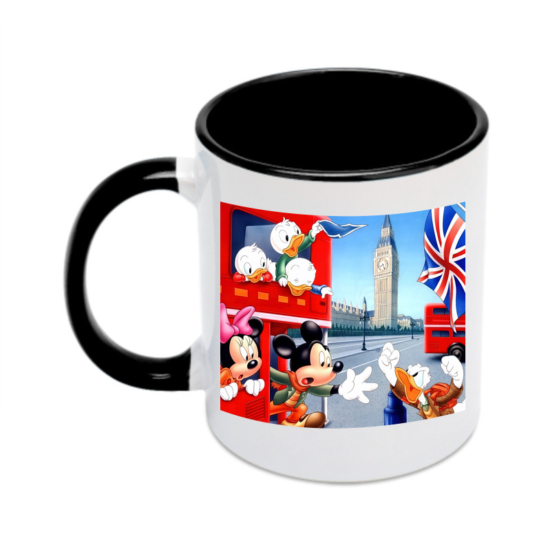 （画像用） ミッキーマウス Mickey Mouse カラーマグカップ