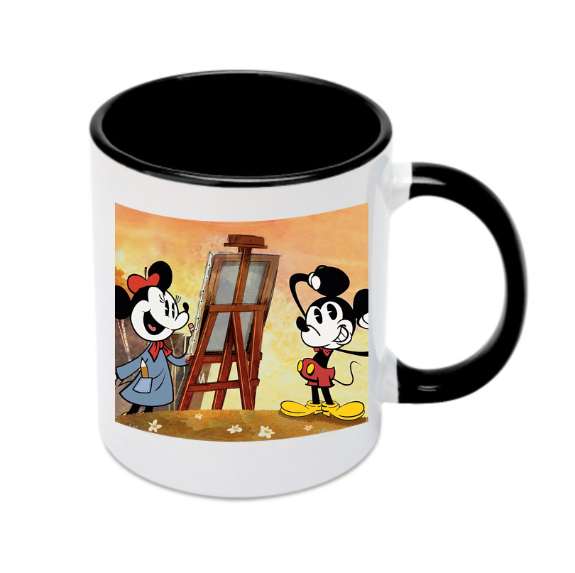（画像用） ミッキーマウス Mickey Mouse カラーマグカップ