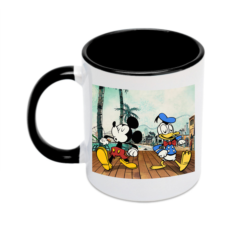 （画像用） ミッキーマウス Mickey Mouse カラーマグカップ