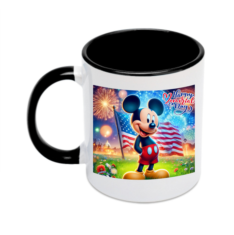 （画像用） ミッキーマウス Mickey Mouse カラーマグカップ