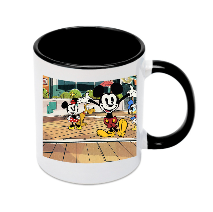 （画像用） ミッキーマウス Mickey Mouse カラーマグカップ
