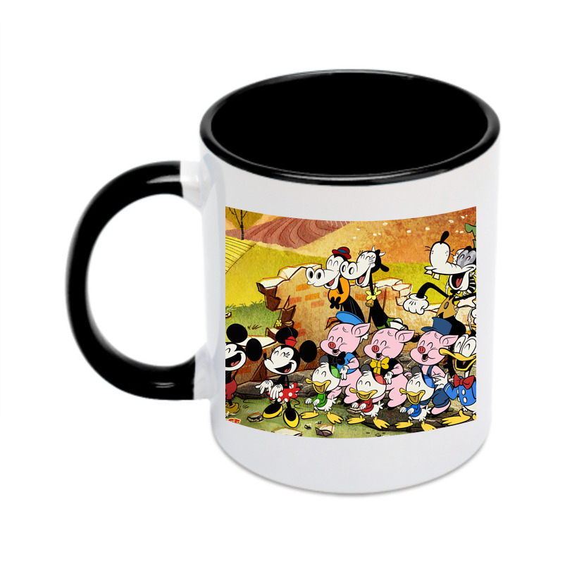 （画像用） ミッキーマウス Mickey Mouse カラーマグカップ