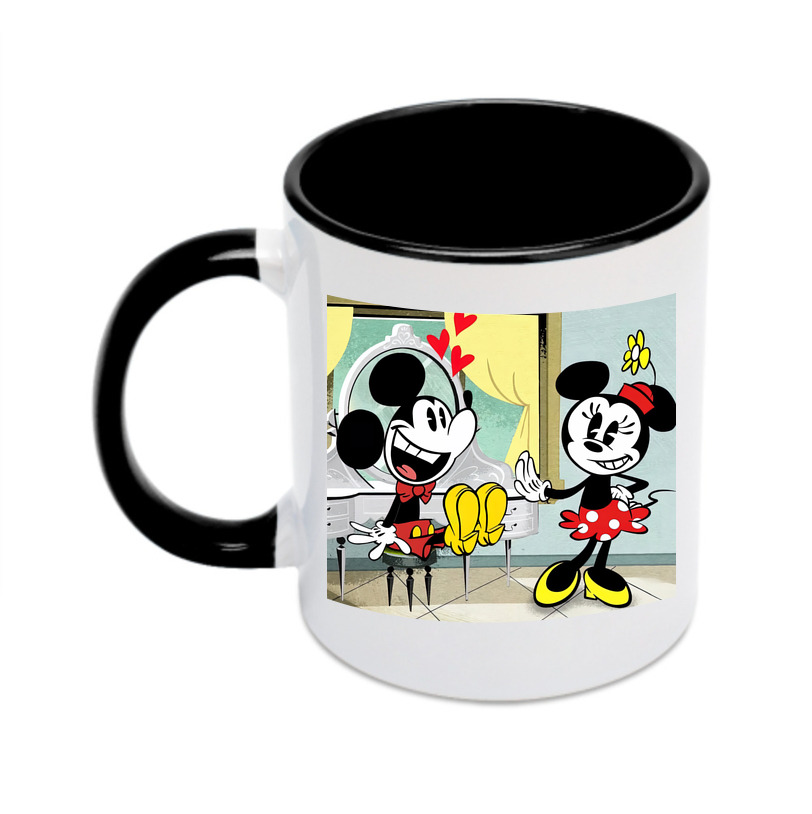 （画像用） ミッキーマウス Mickey Mouse カラーマグカップ