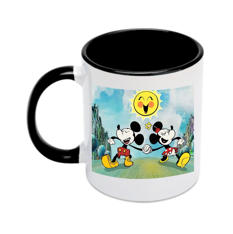 （画像用） ミッキーマウス Mickey Mouse カラーマグカップ