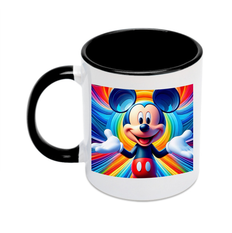 （画像用） ミッキーマウス Mickey Mouse カラーマグカップ