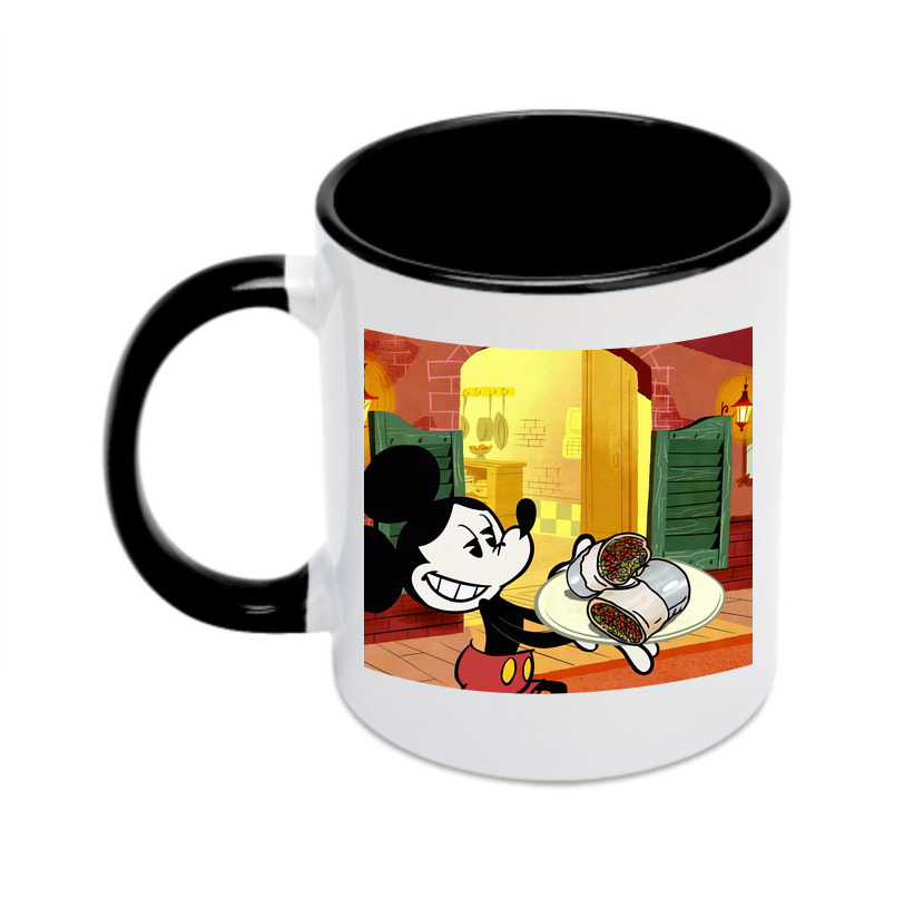 （画像用） ミッキーマウス Mickey Mouse カラーマグカップ