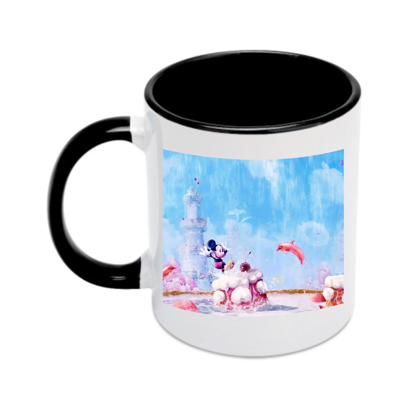 （画像用） ミッキーマウス Mickey Mouse カラーマグカップ