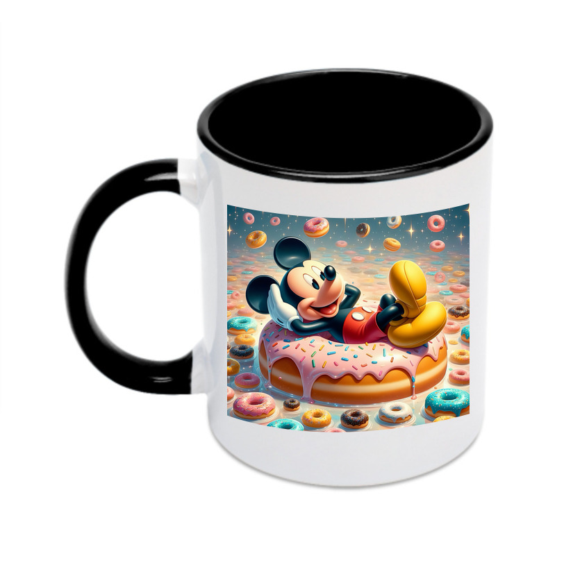 （画像用） ミッキーマウス Mickey Mouse カラーマグカップ