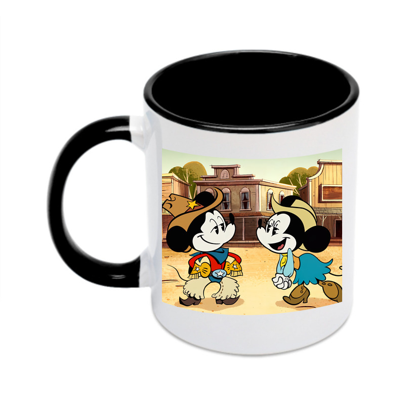 （画像用） ミッキーマウス Mickey Mouse カラーマグカップ