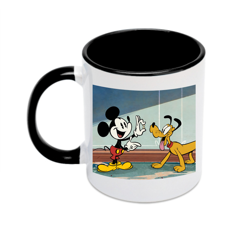 （画像用） ミッキーマウス Mickey Mouse カラーマグカップ