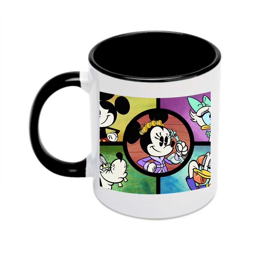 （画像用） ミッキーマウス Mickey Mouse カラーマグカップ