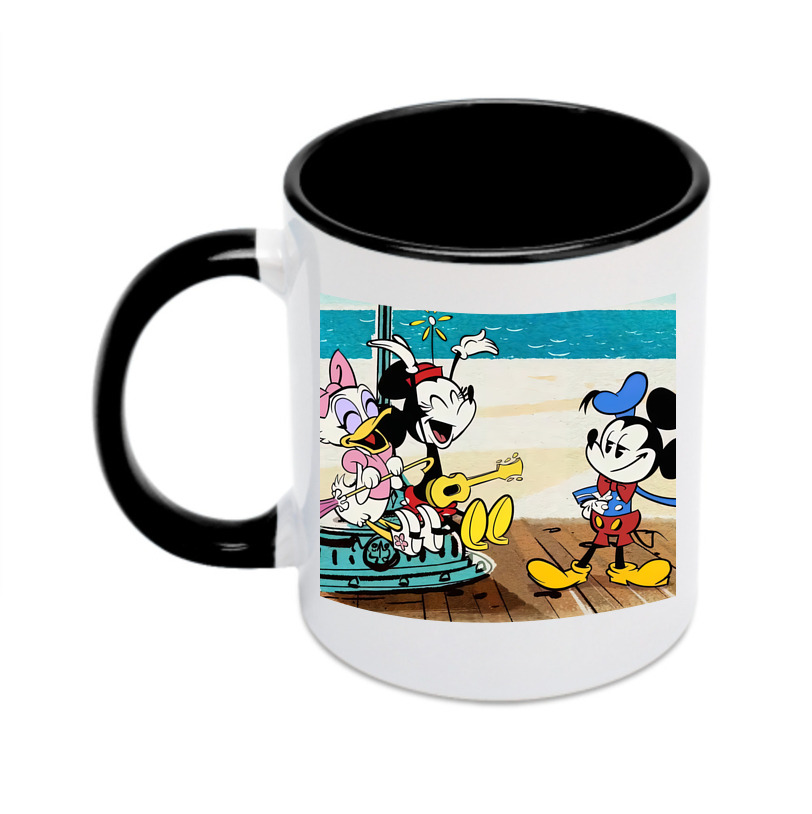 （画像用） ミッキーマウス Mickey Mouse カラーマグカップ