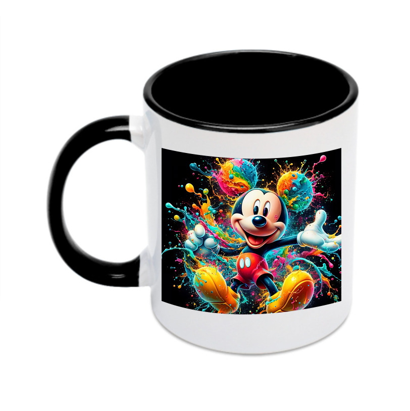 （画像用） ミッキーマウス Mickey Mouse カラーマグカップ