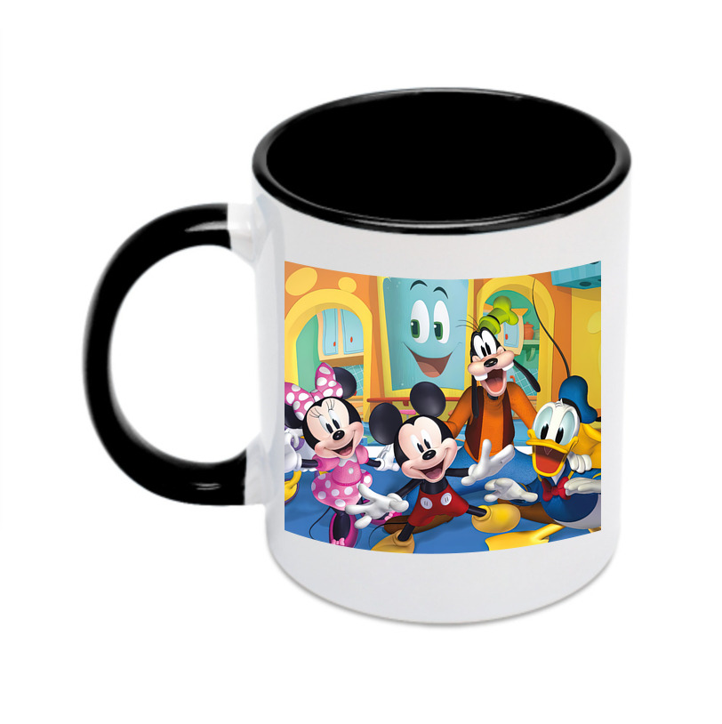 （画像用） ミッキーマウス Mickey Mouse カラーマグカップ