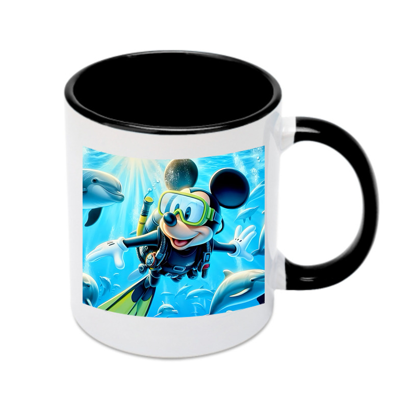 （画像用） ミッキーマウス Mickey Mouse カラーマグカップ