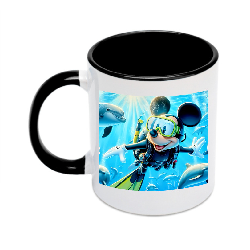 （画像用） ミッキーマウス Mickey Mouse カラーマグカップ