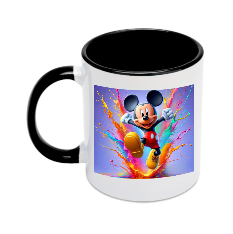 （画像用） ミッキーマウス Mickey Mouse カラーマグカップ