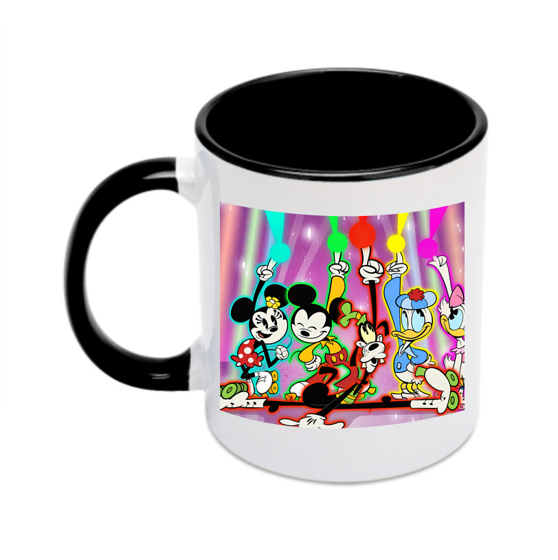 （画像用） ミッキーマウス Mickey Mouse カラーマグカップ
