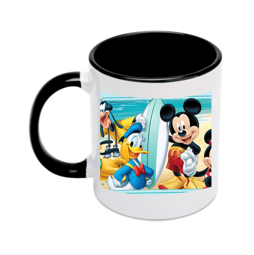 （画像用） ミッキーマウス Mickey Mouse カラーマグカップ