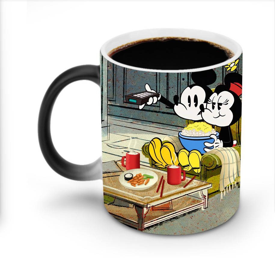 ミッキーマウス Mickey Mouse 温度変色マグカップ