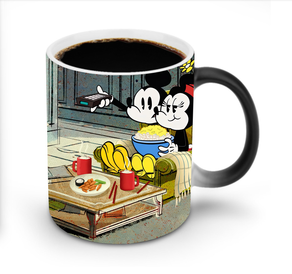 ミッキーマウス Mickey Mouse 温度変色マグカップ