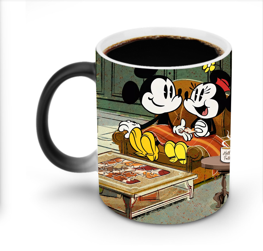 ミッキーマウス Mickey Mouse 温度変色マグカップ