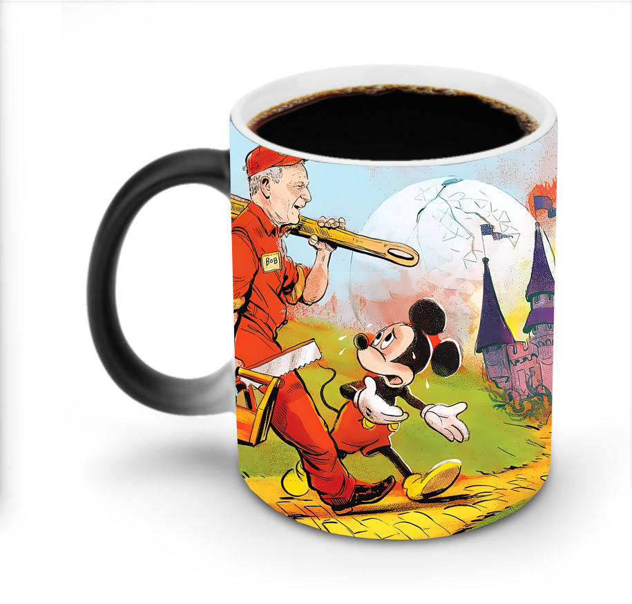 ミッキーマウス Mickey Mouse 温度変色マグカップ