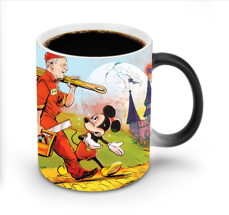 ミッキーマウス Mickey Mouse 温度変色マグカップ