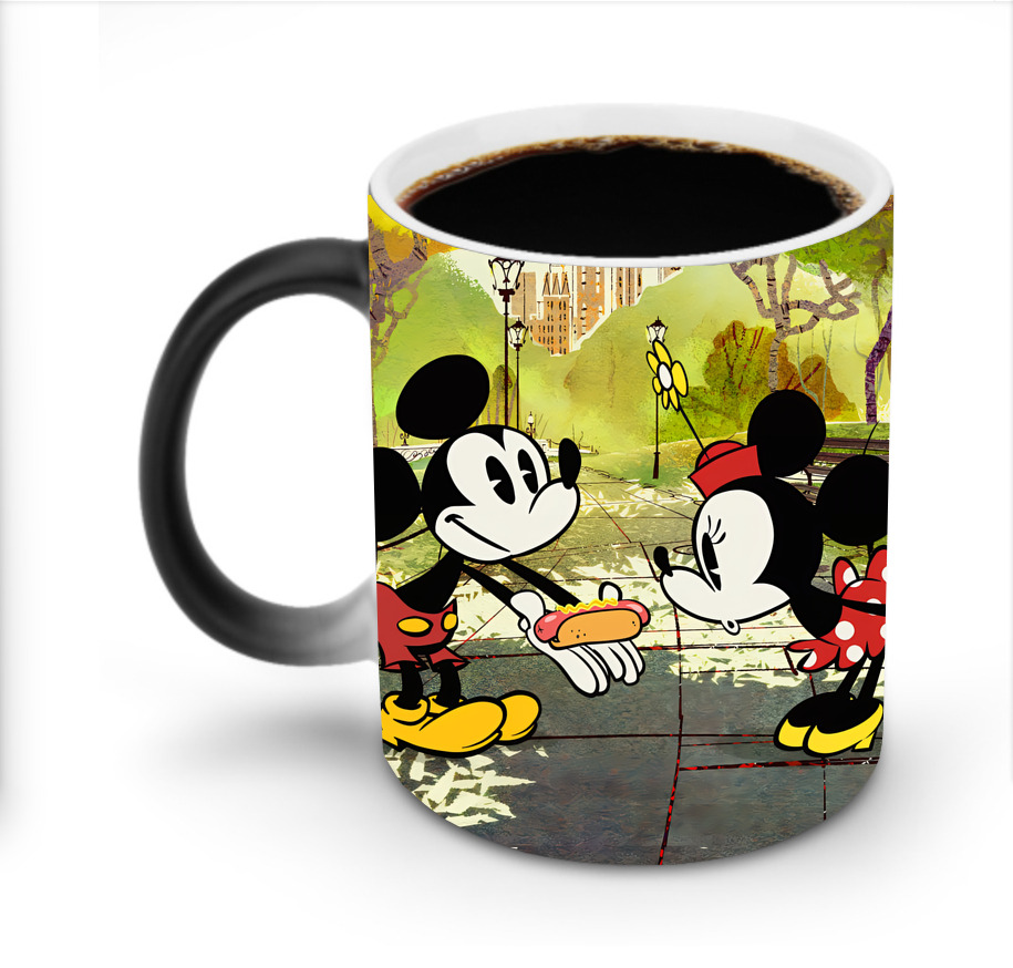 （画像用） ミッキーマウス Mickey Mouse 温度変色マグカップ