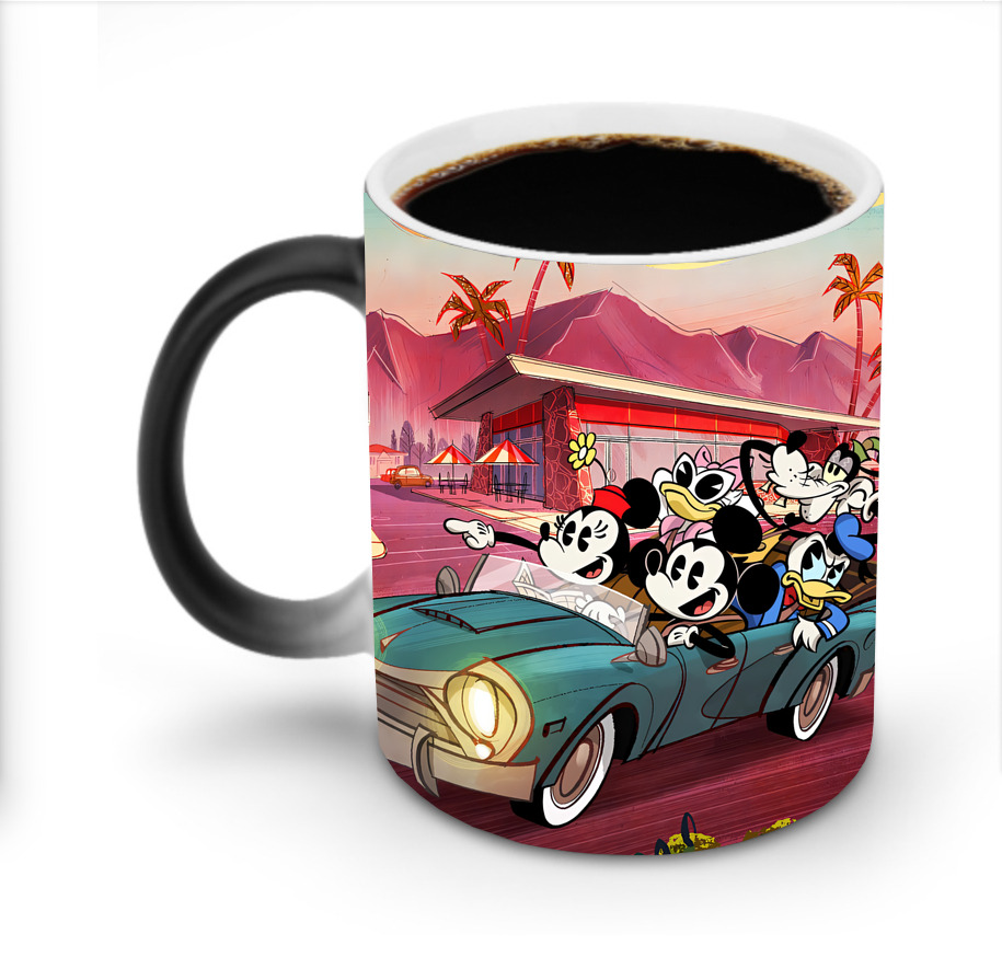 ミッキーマウス Mickey Mouse 温度変色マグカップ