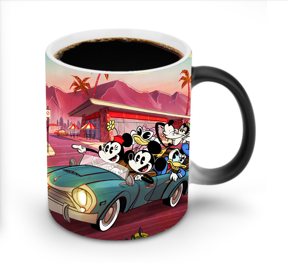 ミッキーマウス Mickey Mouse 温度変色マグカップ