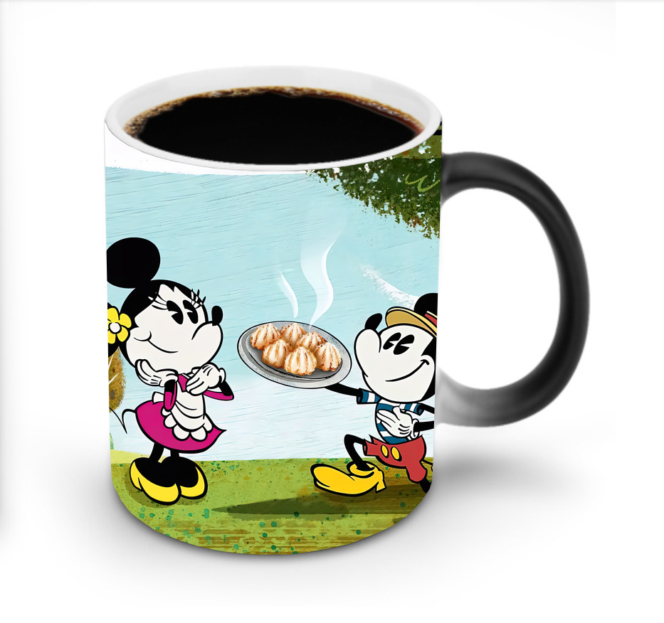 ミッキーマウス Mickey Mouse 温度変色マグカップ