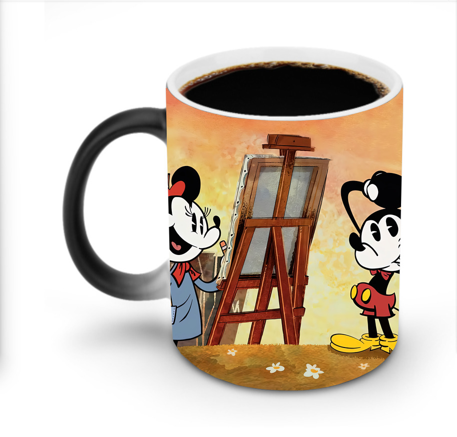 ミッキーマウス Mickey Mouse 温度変色マグカップ