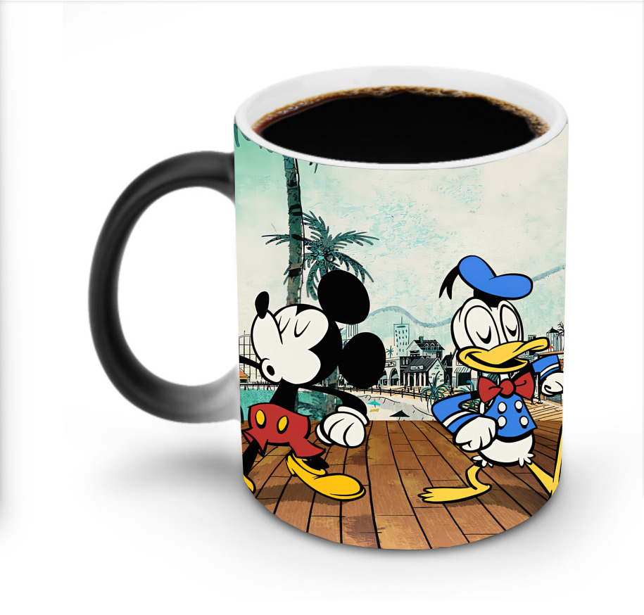 ミッキーマウス Mickey Mouse 温度変色マグカップ