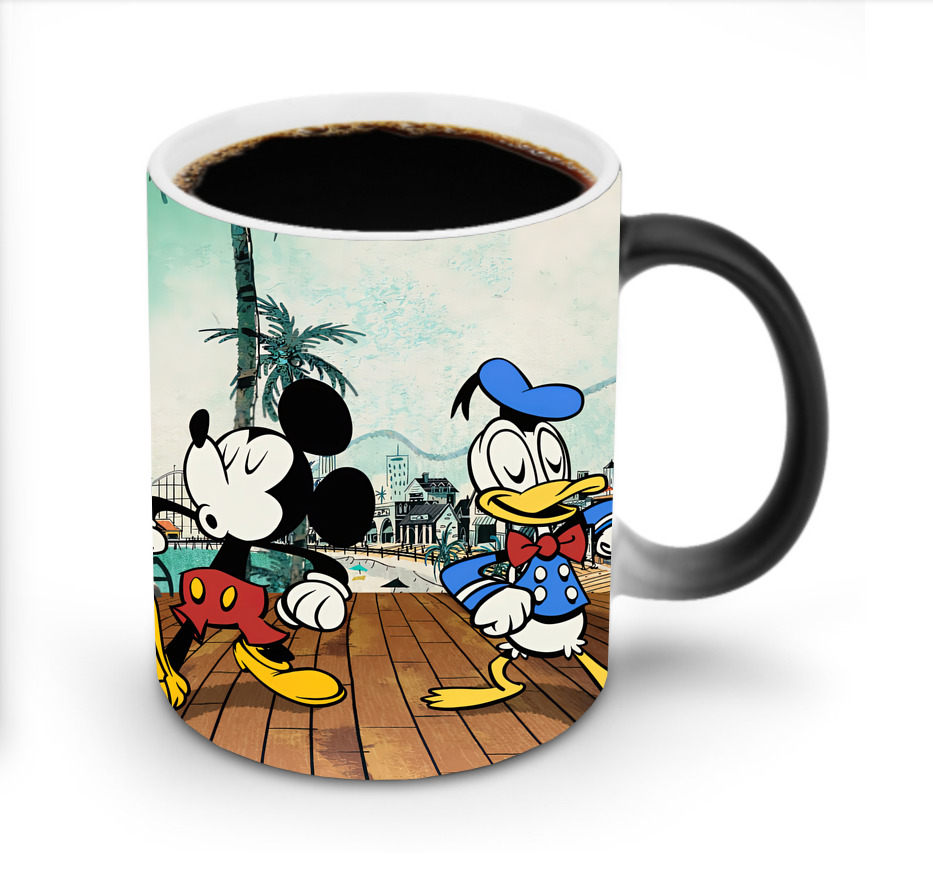 ミッキーマウス Mickey Mouse 温度変色マグカップ