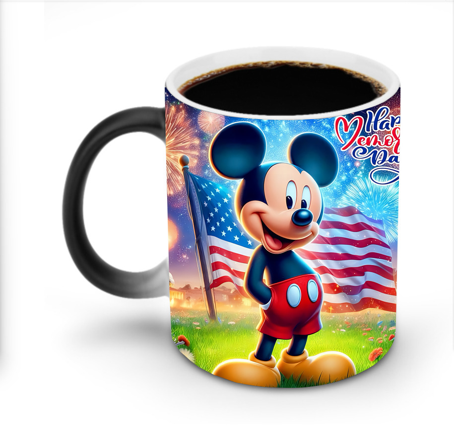 ミッキーマウス Mickey Mouse 温度変色マグカップ