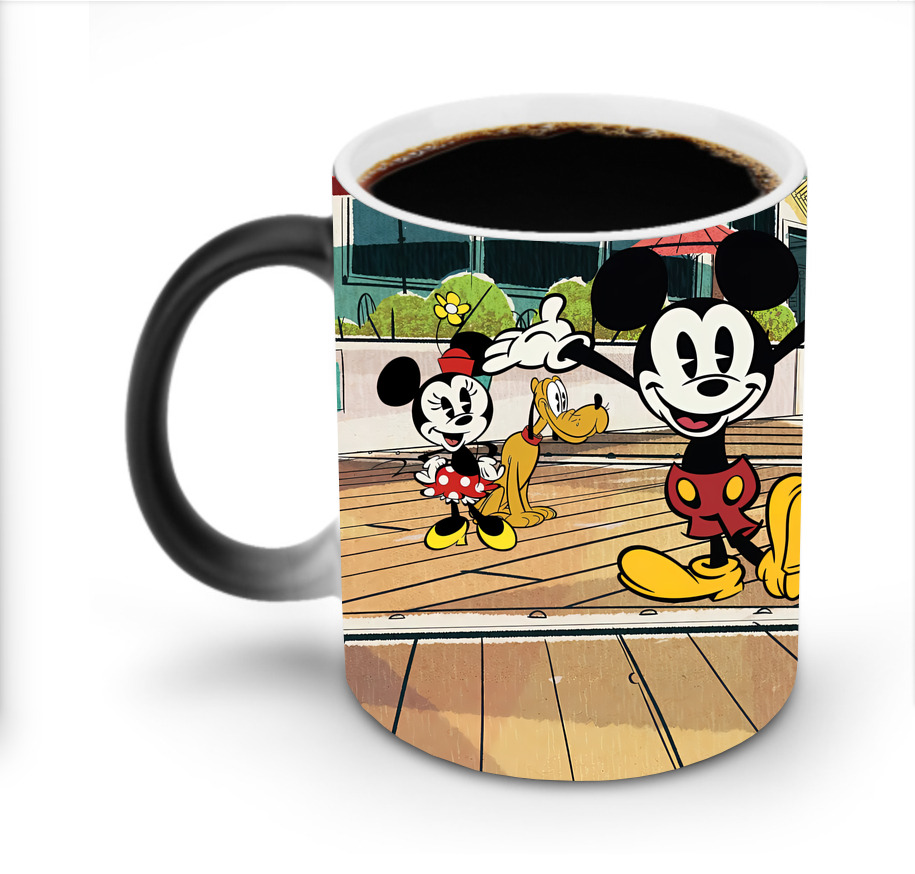 ミッキーマウス Mickey Mouse 温度変色マグカップ