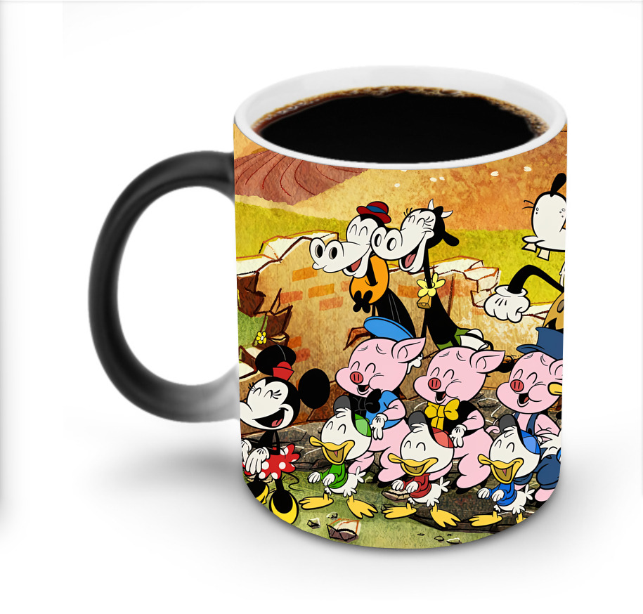 ミッキーマウス Mickey Mouse 温度変色マグカップ