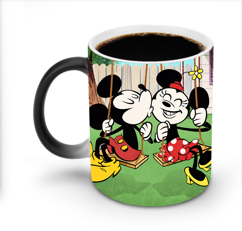 ミッキーマウス Mickey Mouse 温度変色マグカップ