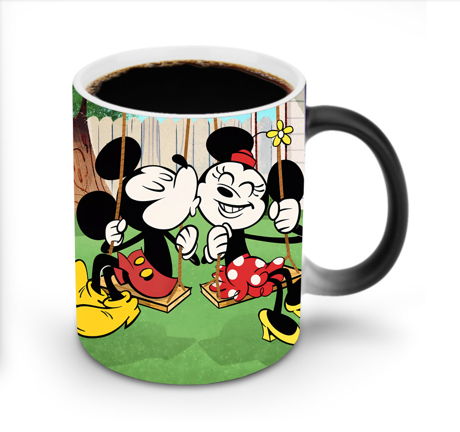 ミッキーマウス Mickey Mouse 温度変色マグカップ