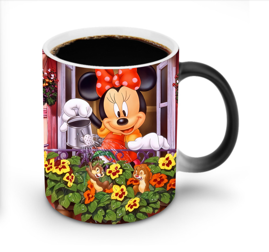 ミッキーマウス Mickey Mouse 温度変色マグカップ